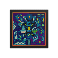 Huichol Yarn Painting Print • L - 204 - Huichol Arts