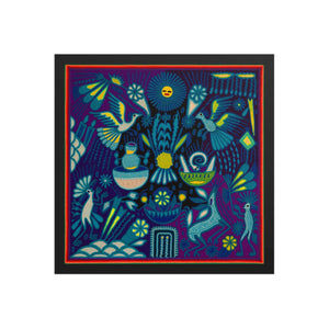 Huichol Yarn Painting Print • L - 204 - Huichol Arts