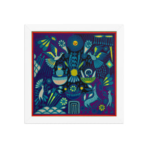 Huichol Yarn Painting Print • L - 204 - Huichol Arts