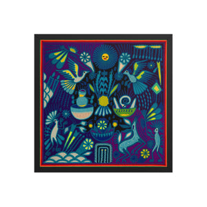 Huichol Yarn Painting Print • L - 204 - Huichol Arts