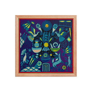 Huichol Yarn Painting Print • L - 204 - Huichol Arts