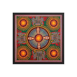 Huichol Yarn Painting Print • L - 205 - Huichol Arts