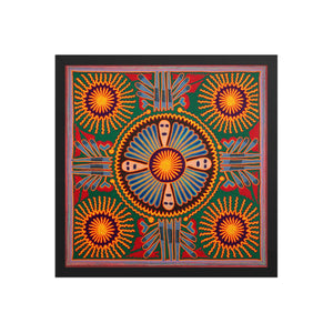 Huichol Yarn Painting Print • L - 205 - Huichol Arts