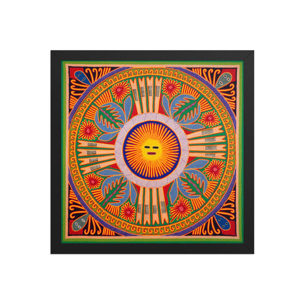 Huichol Yarn Painting Print • L - 208 - Huichol Arts