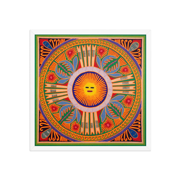 Huichol Yarn Painting Print • L - 208 - Huichol Arts