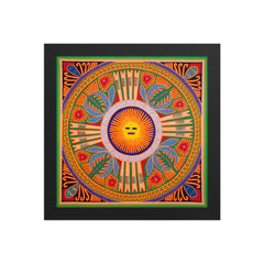 Huichol Yarn Painting Print • L - 208 - Huichol Arts