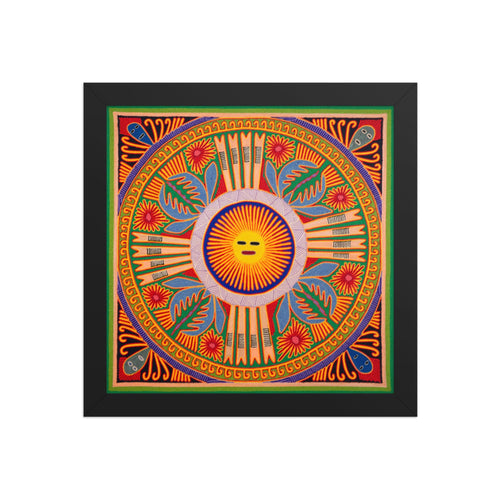 Huichol Yarn Painting Print • L - 208 - Huichol Arts