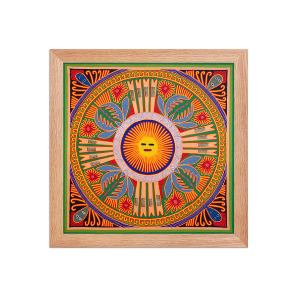 Huichol Yarn Painting Print • L - 208 - Huichol Arts