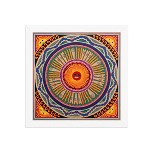 Huichol Yarn Painting Print • L - 209 - Huichol Arts