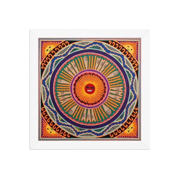Huichol Yarn Painting Print • L - 209 - Huichol Arts