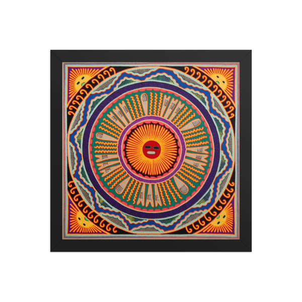 Huichol Yarn Painting Print • L - 209 - Huichol Arts