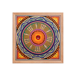 Huichol Yarn Painting Print • L - 209 - Huichol Arts