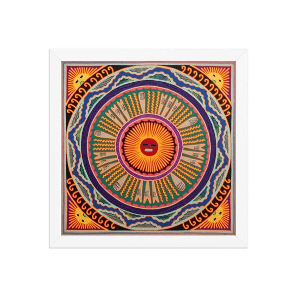 Huichol Yarn Painting Print • L - 209 - Huichol Arts