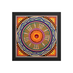 Huichol Yarn Painting Print • L - 209 - Huichol Arts