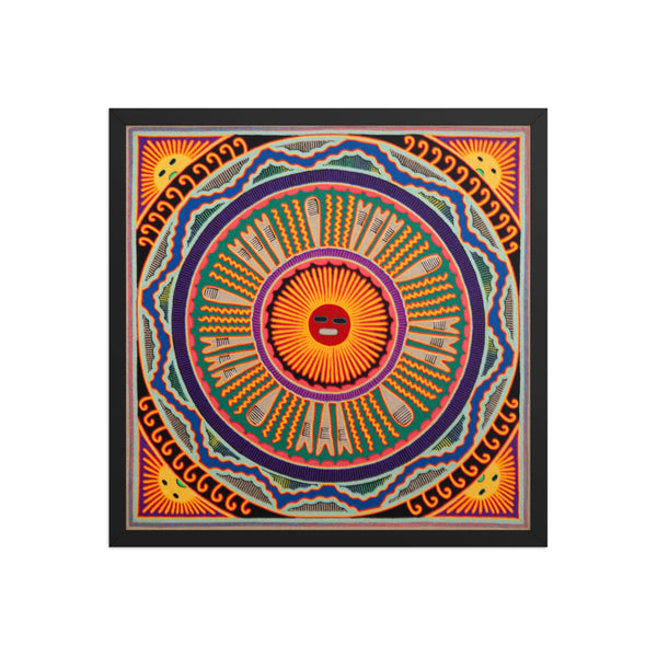 Huichol Yarn Painting Print • L - 209 - Huichol Arts