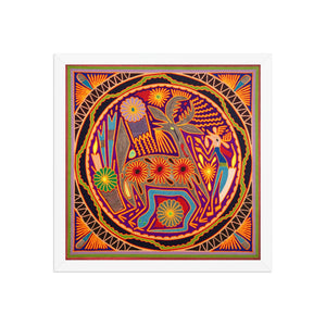 Huichol Yarn Painting Print • L - 210 - Huichol Arts