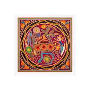 Huichol Yarn Painting Print • L - 210 - Huichol Arts