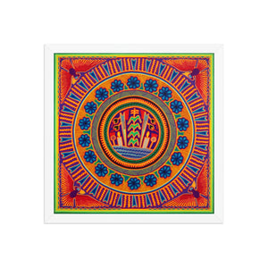 Huichol Yarn Painting Print • L - 212 - Huichol Arts