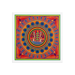 Huichol Yarn Painting Print • L - 212 - Huichol Arts