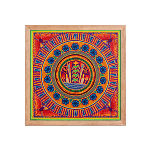 Huichol Yarn Painting Print • L - 212 - Huichol Arts