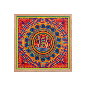 Huichol Yarn Painting Print • L - 212 - Huichol Arts