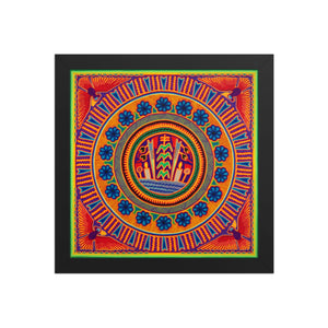 Huichol Yarn Painting Print • L - 212 - Huichol Arts