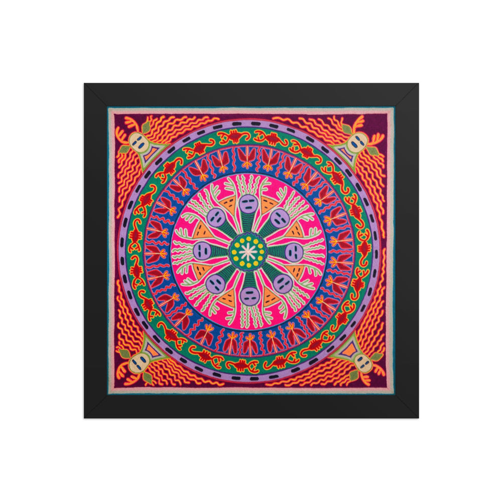Huichol Yarn Painting Print • L - 215 - Huichol Arts