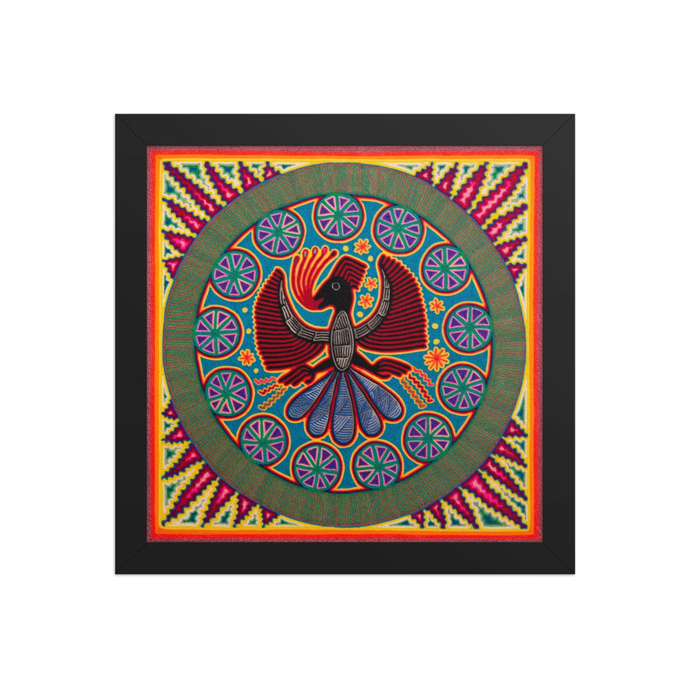 Huichol Yarn Painting Print • L - 216 - Huichol Arts