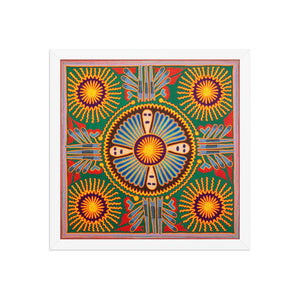 Huichol Yarn Painting Print • L - 217 - Huichol Arts