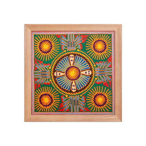 Huichol Yarn Painting Print • L - 217 - Huichol Arts