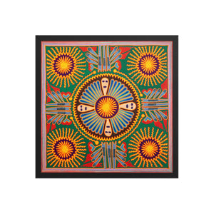 Huichol Yarn Painting Print • L - 217 - Huichol Arts