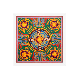 Huichol Yarn Painting Print • L - 217 - Huichol Arts