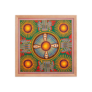 Huichol Yarn Painting Print • L - 217 - Huichol Arts
