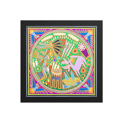 Huichol Yarn Painting Print • L - 219 - Huichol Arts