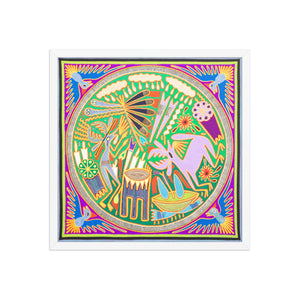 Huichol Yarn Painting Print • L - 219 - Huichol Arts