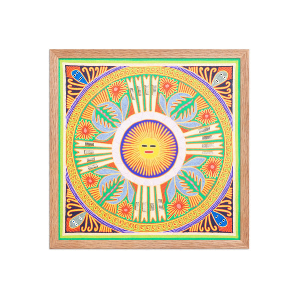 Huichol Yarn Painting Print • L - 220 - Huichol Arts
