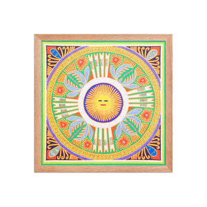 Huichol Yarn Painting Print • L - 220 - Huichol Arts