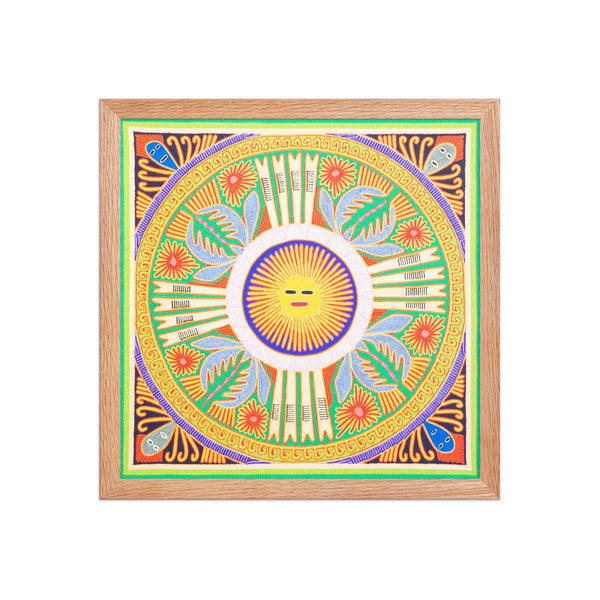 Huichol Yarn Painting Print • L - 220 - Huichol Arts