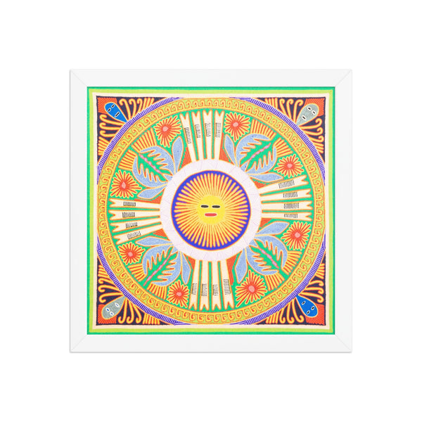 Huichol Yarn Painting Print • L - 220 - Huichol Arts