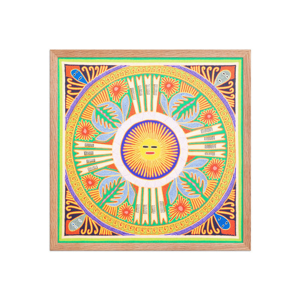 Huichol Yarn Painting Print • L - 220 - Huichol Arts