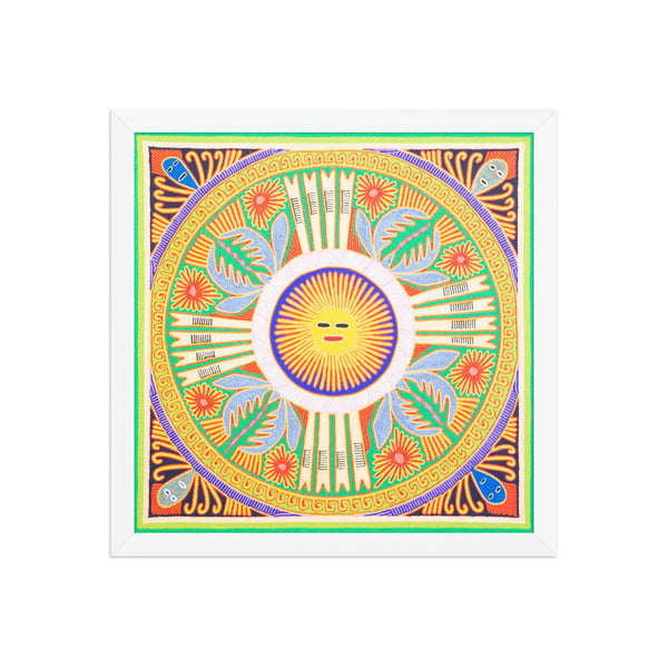 Huichol Yarn Painting Print • L - 220 - Huichol Arts