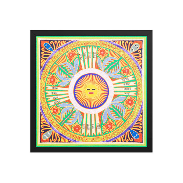 Huichol Yarn Painting Print • L - 220 - Huichol Arts