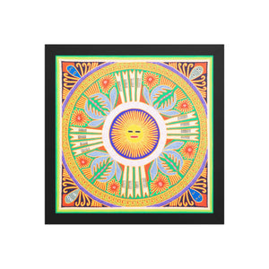 Huichol Yarn Painting Print • L - 220 - Huichol Arts