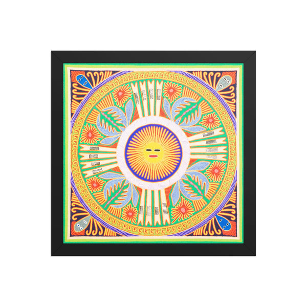 Huichol Yarn Painting Print • L - 220 - Huichol Arts