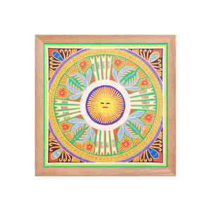 Huichol Yarn Painting Print • L - 220 - Huichol Arts
