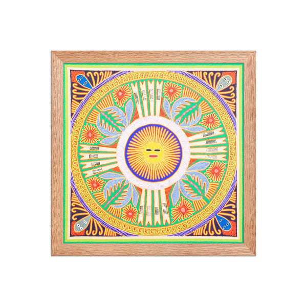 Huichol Yarn Painting Print • L - 220 - Huichol Arts