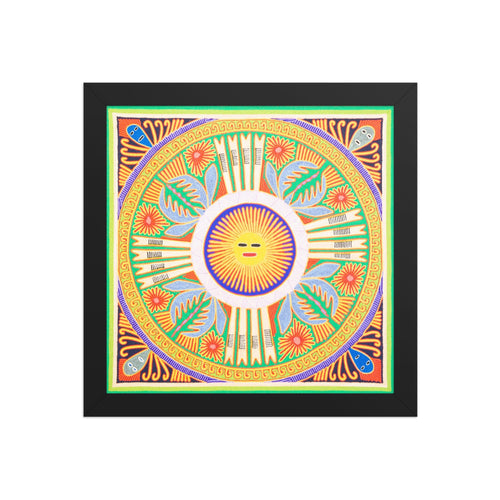 Huichol Yarn Painting Print • L - 220 - Huichol Arts