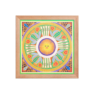 Huichol Yarn Painting Print • L - 220 - Huichol Arts