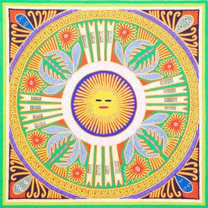 Huichol Yarn Painting Print • L - 220 - Huichol Arts