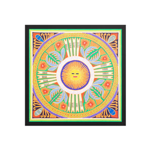 Huichol Yarn Painting Print • L - 220 - Huichol Arts